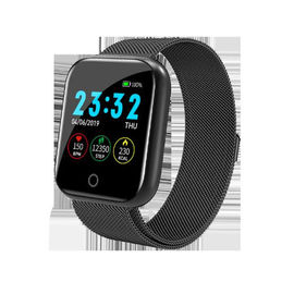 Modernes Eignungs-Verfolger-Smart Watch-hochauflösende Schwarze/Rosa-Farbe
