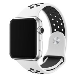Sport Smartwatch-Band kompatibel mit Apple-Uhr 38mm - 42mm Längen-weiches Silikon-Material