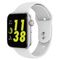 Athletisches Bluetooth, das Smartwatch volles Touch Screen Leder-Band-Material nennt