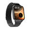 Schwarzes weißes Silikon-und Metallherz-Rate Men-' S intelligenter Sport-neues Smart Watch des Digitaluhr-Blutdruck-Sauerstoff-DTX