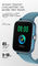 1,72-Zoll-Bildschirm Herz Rate Monitor Smartwatch Silica Gel IP68 imprägniern